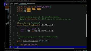 Java Data Structures Circular Array Queue Part 1