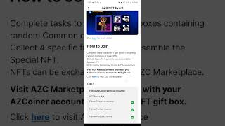 AZ COINER NFT UPDATE AND WATCH THE VIDEO ON HOW TO GO ABOUT IT
