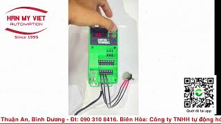 Cài đặt biến tần S100 Nidec Cài tín hiệu chạy, điều chỉnh tần số bằng bàn phím trên