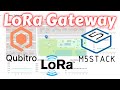 LoRa Gateway for Qubitro with M5Stack UIFlow