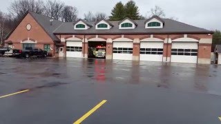 North Queensbury Vol. Fire Engine 326 responding to a structure fire (12/24/15)