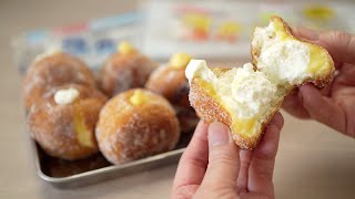 ヤマザキ薄皮クリームパンそのまんまドーナツ Make donuts from Yamazaki thin crust cream bread