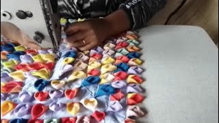 Não jogue fora retalhos de musseline 🌟 último vídeo de 2021 #diy rug tutorial