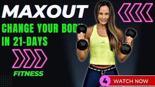 KILLER HIIT Workout to Burn Fat, Build Muscle and Get Toned All Over | 21-Day MAXOUT Challenge