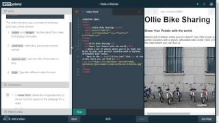 Make a Website - Part 3 Video Element - Codecademy Solutions Video