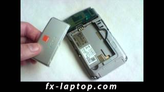 Disassembly Nokia E61 - Battery Glass Screen Replacement