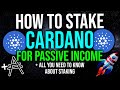 How To Stake Cardano ADA To Earn Passive Income + Staking 101 🚀