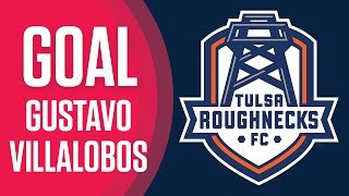GOAL - Gustavo Villalobos,  Tulsa Roughnecks FC