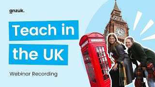 Teach in the UK - Webinar (Canada hosted) 19.09.24