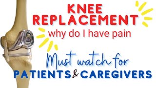 Understand Your Pain After Total Knee Replacement: For Caregivers & Patients