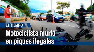 Motociclista murió tras estrellarse contra otra moto en piques ilegales | El Tiempo