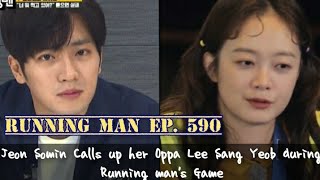 Jeon Somin Calls Up her Oppa Lee Sang Yeob