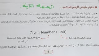 #فيزياء_عاشر الحصة (2) اختيار مقياس رسم مناسب