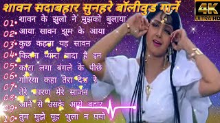 शावन सदाबहार सुनहरे बॉलीवुड गाने#anuradhapaudwal#latamangeshkar#mohammed Hindi Bollywood Songs
