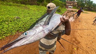 WOW! A day in a rustic village at the village fish market and the lives of hard working fishermen