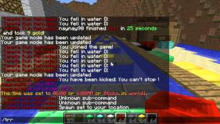 Minecraft Bukkit Plugin - Temple Run Reloaded - Super parkour run!