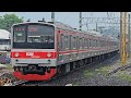 [4K] Stasiun Rangkasbitung: Kompilasi Kereta JR 203, JR 205 | KRL Commuter Line (1/2)