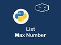 list max number in python 😀