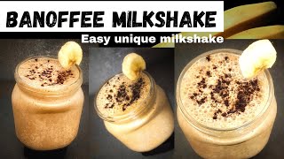 Easy Milkshake Recipe | Banoffee Milkshake | Drinks \u0026 Desserts