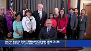 Briley signs immigration executive order