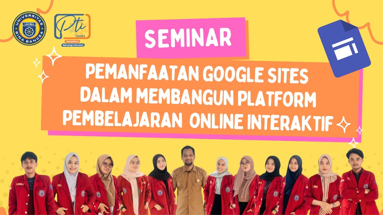 Seminar "Pemanfaatan Google Sites Dalam Membangun Platform Pembelajaran ...