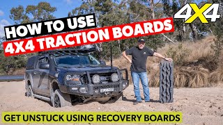 How to use 4x4 traction boards | 4X4 Australia