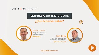 Conversaciones BTI: Empresario Individual - ¿Qué debemos saber?