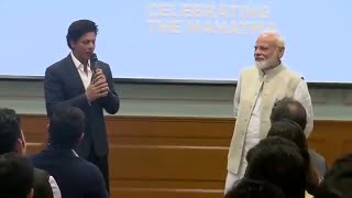 Bollywood ‘Celebrating the Mahatma’ with Narendra Modi where Srk is at his wittiest best once again
