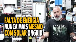 ⚡No Power? How to Create a Backup System for Solar Energy even with On Grid!