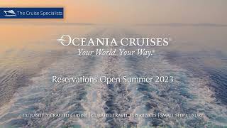 Oceania Cruises' Allura - Debuting in 2025 | The Cruise Specialists