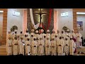 Archbishop W  SLATTERY  HOMILY and NUNCIO's presentation on 75 of SACBC