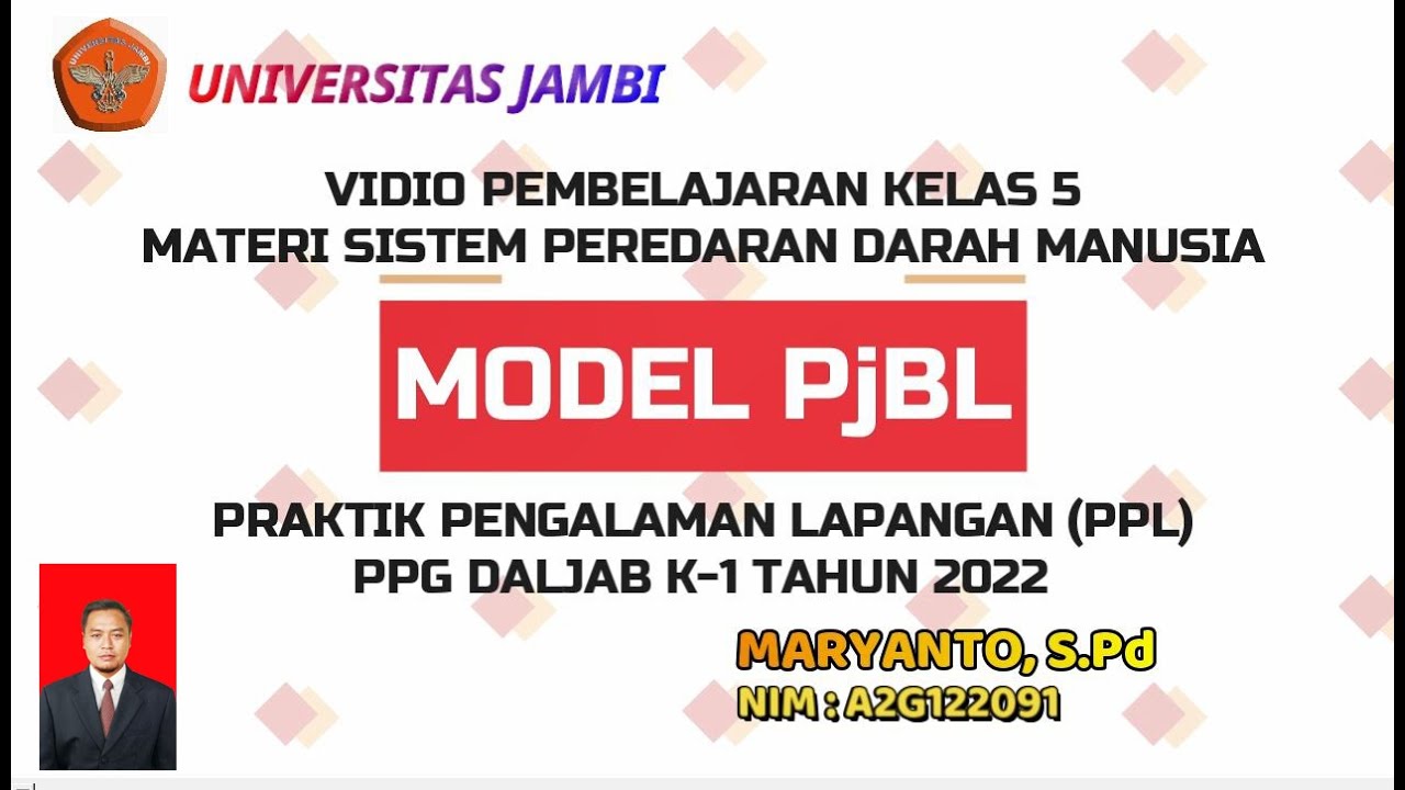 PPL PPG DALJAB K-1 2022 // PEMBELAJARAN 1 // KELAS 5 TEMA 4 MODEL PjBL ...