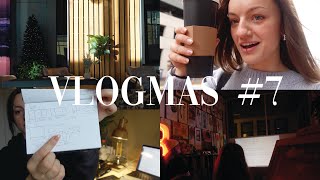 VLOGMAS #7 | school vlog 1/2, ping pong, bucket of coffee