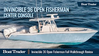 2021 Invincible 36 Open Fisherman Center Console Full Walkthrough Boat Review