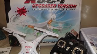 SYMA X5C-1 Quadcopter UPGRADED VERSION - Unboxing \u0026 Flight Test