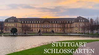 Walking in Germany | Stuttgart City | Schloßgarten | die Stadttheater | Neues Schloss |Altes Schloss