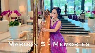 “Memories” (Maroon 5), Harp cover by TongJuan Wang