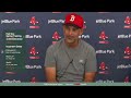 alex cora speaks live with the media boston red sox 2025 spring training