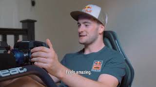 Jeffrey Herlings races with the Playseat® Formula Intelligence - Red Bull Racing