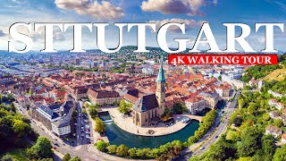 Sttutgart Germany 4k walking tour ,amazing City  ,virtualtour