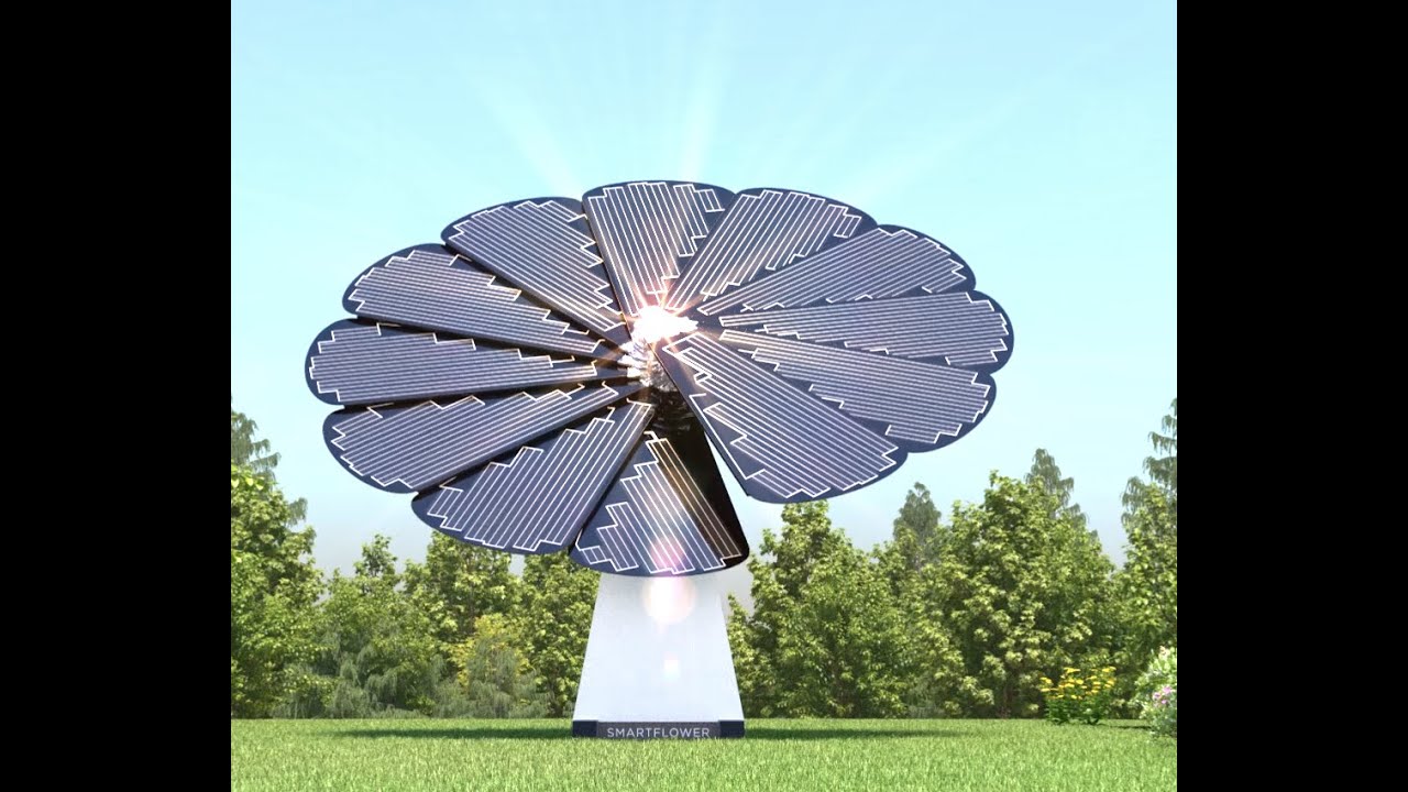 Smartflower Is The Future Of Solar Energy Youtube
