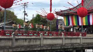 四天王寺聖霊会舞楽大法要02（Bugaku dance during the Shoryoe memorial service for Prince Shotoku.）