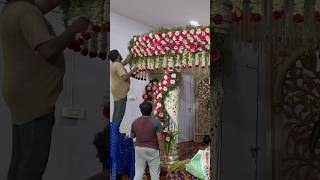 పచ్చి పూలు💫పెళ్లి మండపం🔥#shortvideos #trendingvideo