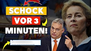 VOR 2 MINUTEN!🚨 Orbán enthüllt das Geheimnis hinter der wahren Macht von Ursula!