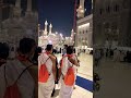 Suasana masjidil haram musim dingin setelah isya