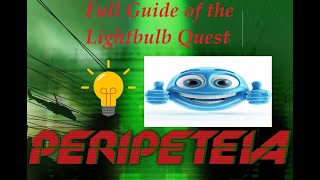 Peripeteia Demo: FULL Guide of the Light bulb Quest (Android Bot Ending)