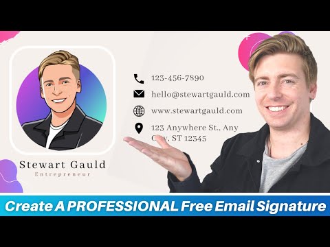 Create A PROFESSIONAL Free Email Signature in Minutes Two Simple Methods