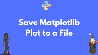 Save Matplotlib plot to an image file