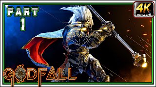 GODFALL Complete Gameplay Walkthrough PART 1 - Orin The Valorian [4K 60FPS] - No Commentary