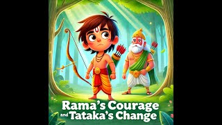 Rama's Courage and Tataka's Change | Telugu Moral Story for Kids | Ramayana Stories for Children